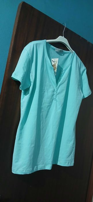 Ti shirt turquesa nova