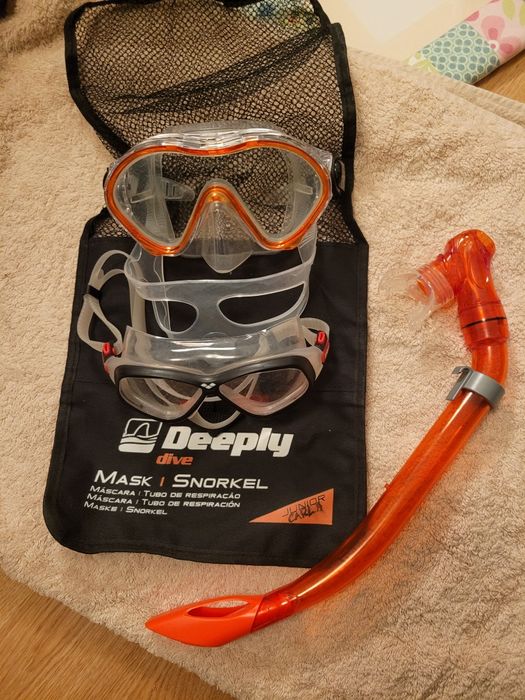Kit de Mergulho Natação Infantil Deeply dive
