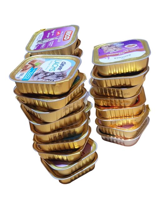 Karma dla kota tacki 68szt mix