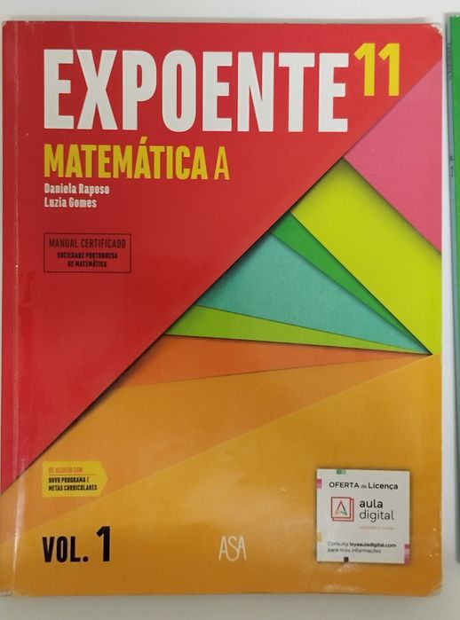 Manuais de matemática Expoente 11