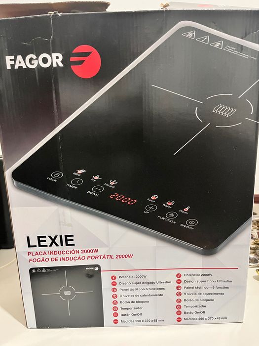 Placa de indução Fagor Lexie- 2000W