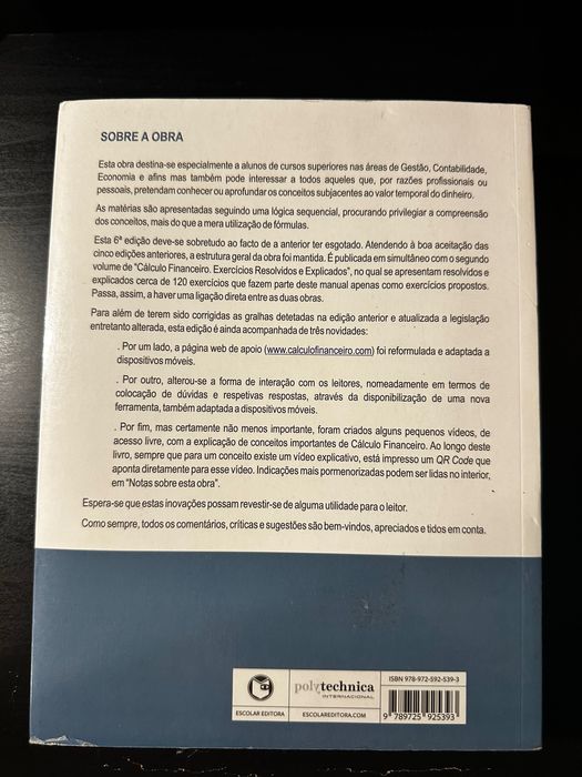 Livro de Cálculo Financeiro