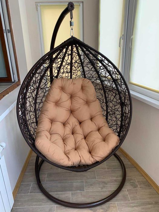 Підвісне крісло кокон велике - ціна зі стійкою / Подвесное кресло