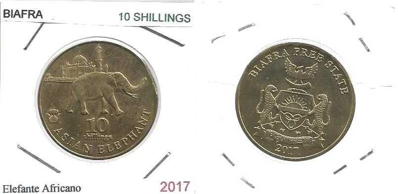 Biafra - - - 10 Shillings - 2017 - - - - - - Moeda
