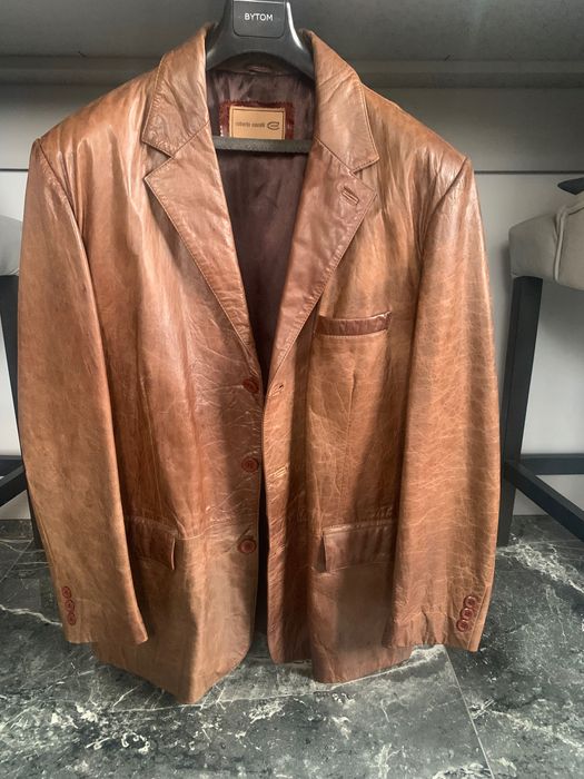 Męska Marynarka / Kurtka Vintage Roberto Cavalli