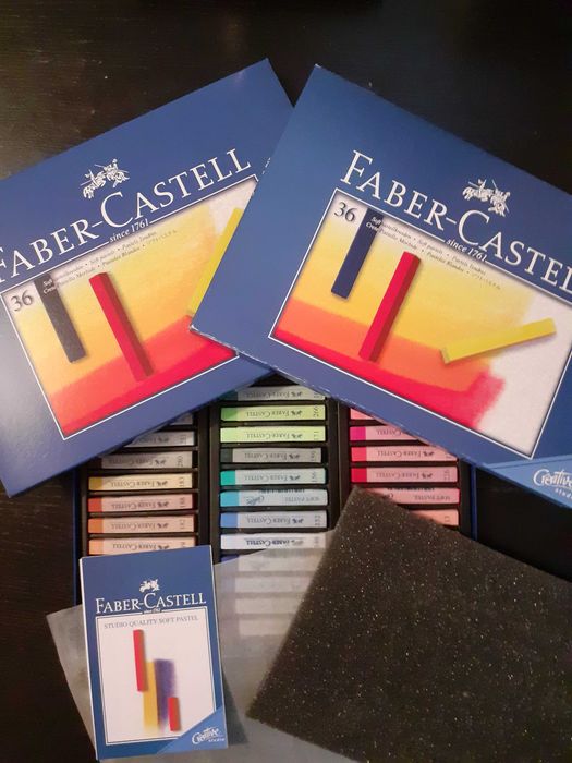 Caixa Faber-Castell 36 pastéis - descida preço