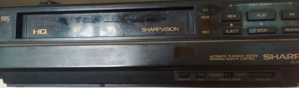 Magnetowid  Sharp z pilotem do obserwujących tylko dziś 150