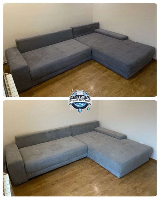 Pranie tapicerki meblowej samochodowej kanap narożników dywanów łózek