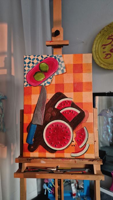 Obraz 3D Owoce Lata Arbuz 40x60 | Akryl | Prezent | DIY Rękodzieło