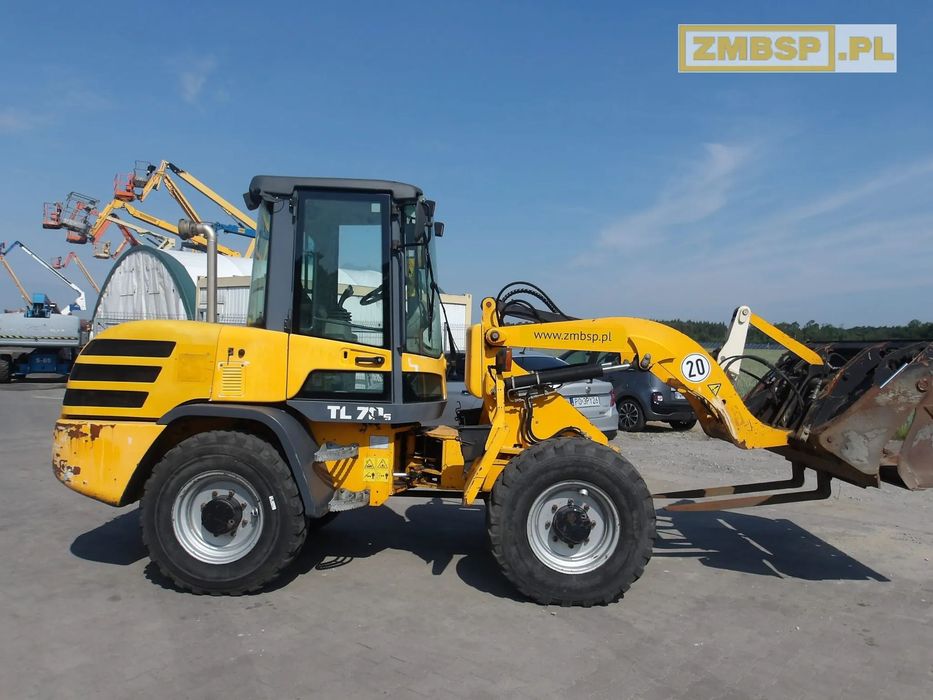 Terex TL70  ładowarka kołowa (łyżka, widły paletowe)