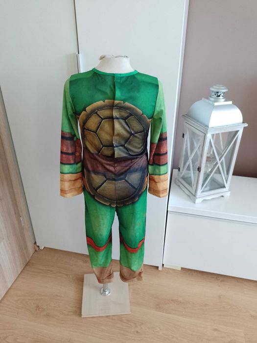 Strój karnawałowy ŻÓŁW NINJA WOJOWNIK przebranie 122/128 16