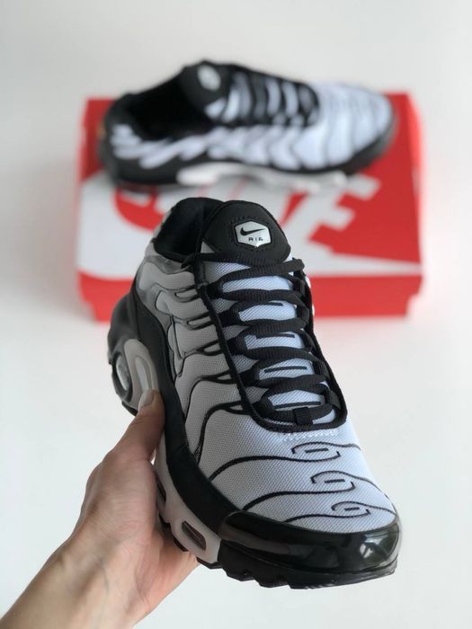 !ТОП! Nike Air Max TN Plus White/Black 40 41 42 43 44 45 46 тн белые