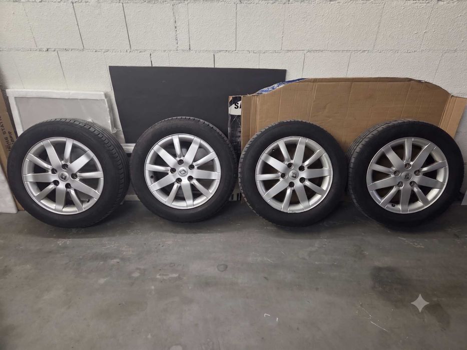Oryginalne alufelgi Renault Proteus 16" 5x114,3 + opony 205/55/R16 - Megane III