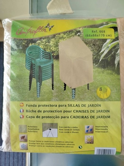 Vendo cobertura para cadeiras de jardim