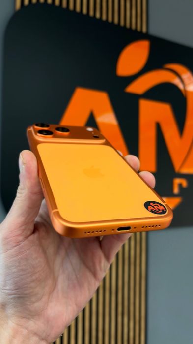 New iPhone 17 pro max 256 Orange esim, 100% гарантія магазину 90 днів