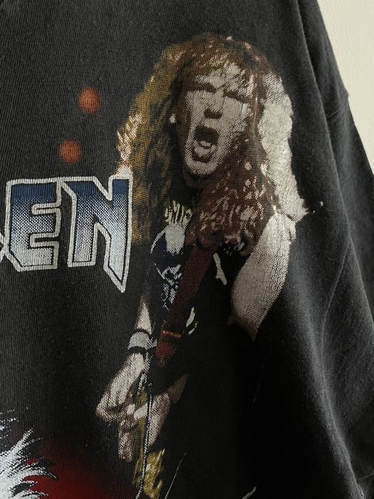 T-shirt Vintage Iron Maiden 1993 Tour em Itália