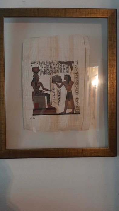 Papiro Egípcio, adquirido no Egípto