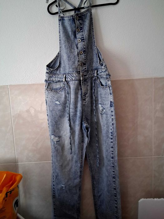 Jardineira Lefties,com camisola Mango