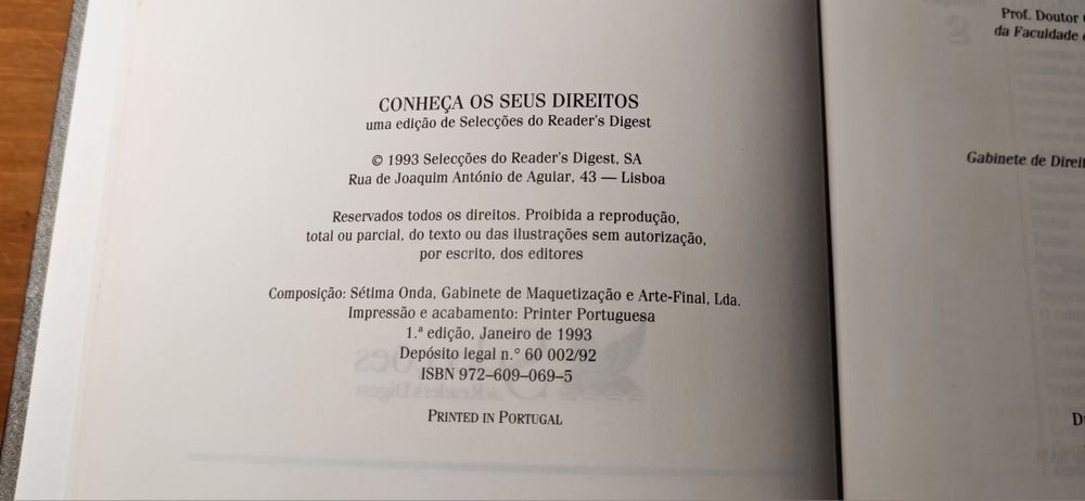 Conheça os Seus Direitos - Selecções do Readers Digest