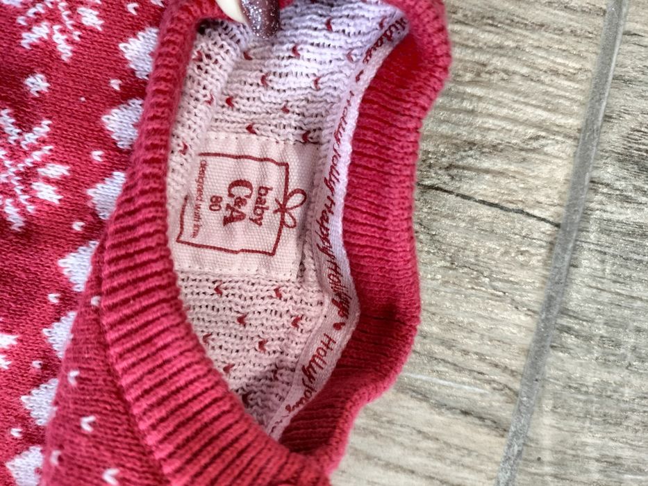 Сукня червона, плаття, платье новорічне, новогоднее, 1рік, 80 см