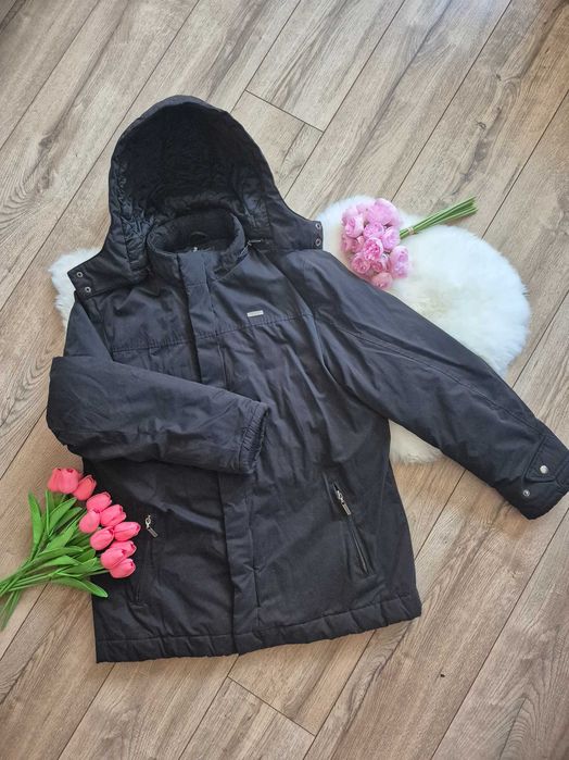 kurtka zimowa damska premium L 40 Yves Saint Laurent oryginalna czarna