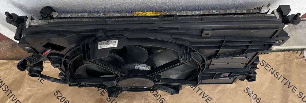 radiadores + termoventilador citroen berlingo III / jumpy III - peugeot partner III / 3008 II / expert III
