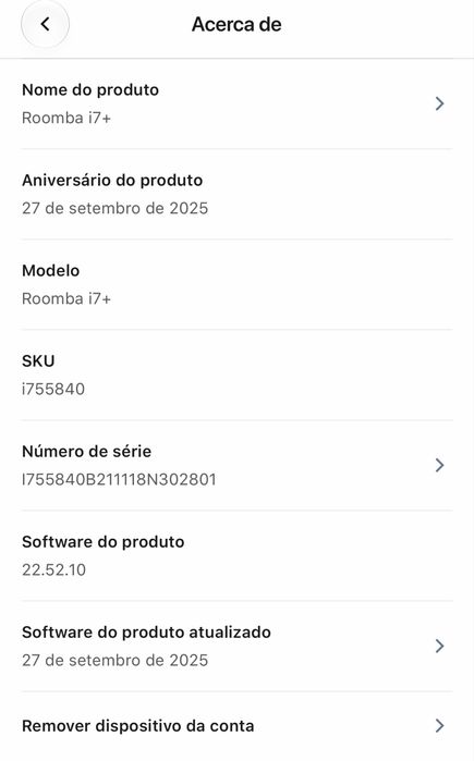 Roomba i7 plus, como novo