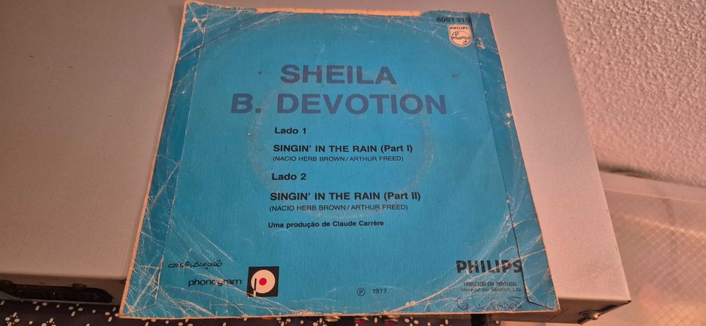 Disco de 45" de Sheila B.Devotion
