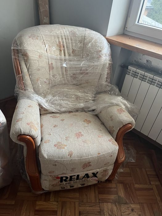 Komplet 3 , 2  i fotel 1 z funkcja Relaks