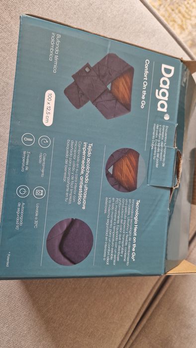 Cachecol térmico com carregador usb
