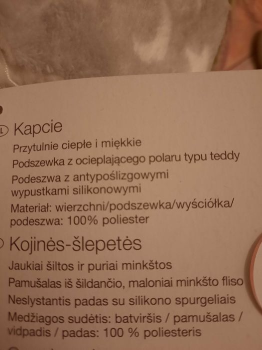 Kapcie Esmara/nowe