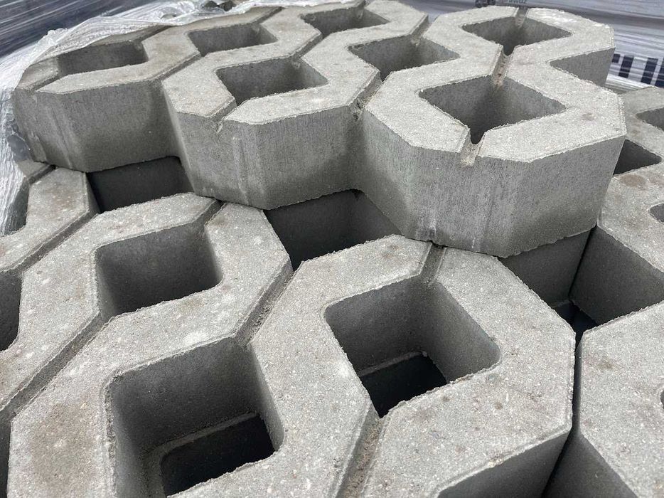 Płyta ażurowa 60x40x8 cm szary