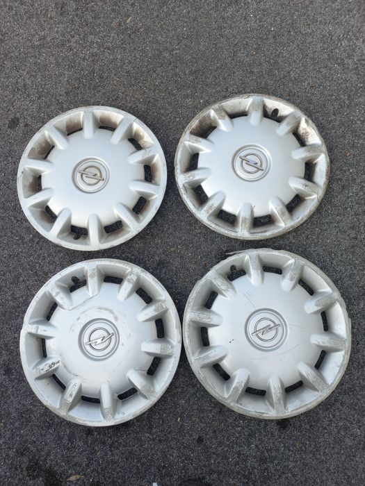 Jogo de 4x tampoes 14 calotas peugeot opel fiat hyundai seat ford citr