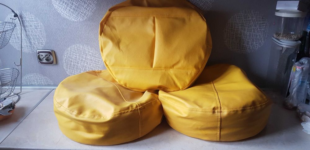 Poduszka do siedzenia na ziemi, poduszka okrągła na podłogę Pufa