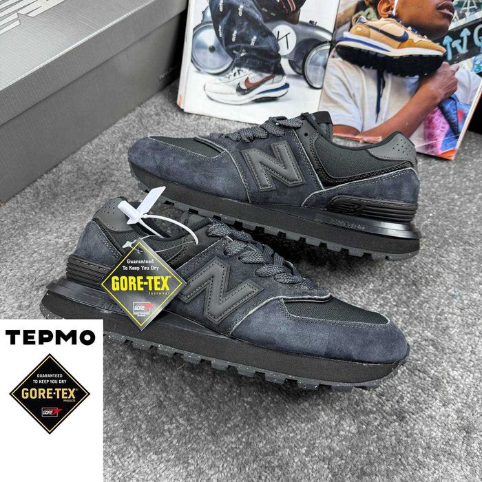 |БЕЗ ПЕРЕДПЛАТИ| New Balance 574 Dark Grey Gore Tex, Термо 41-46р