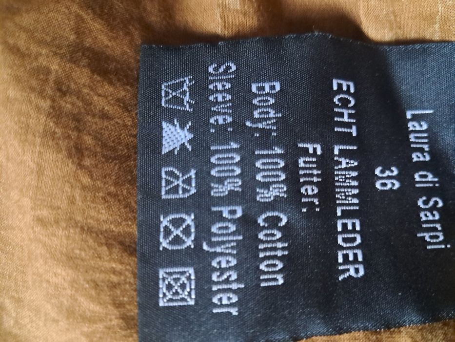 Kurtka żakiet marynarka damska skóra naturalna 36