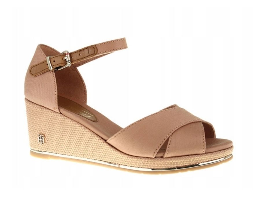 Sandały espadryle koturn Tommy Hilfiger rozmiar 38
