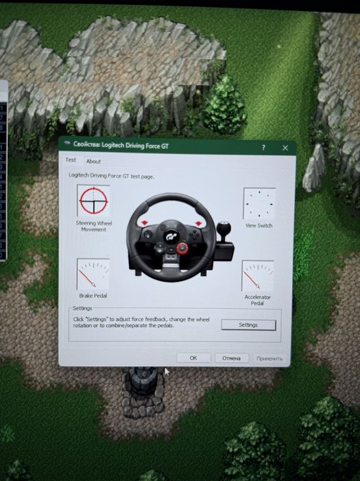 Ігрове кермо, руль logitech driving force gt