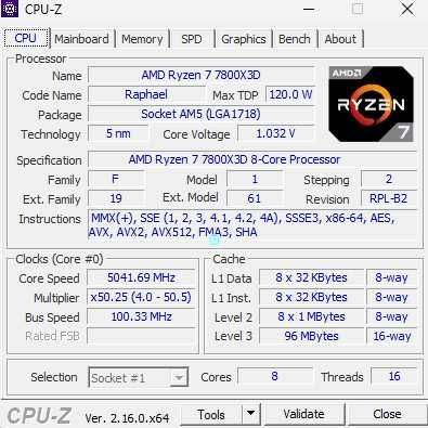 CPU Processador Gaming AMD Ryzen 7 7800x3d