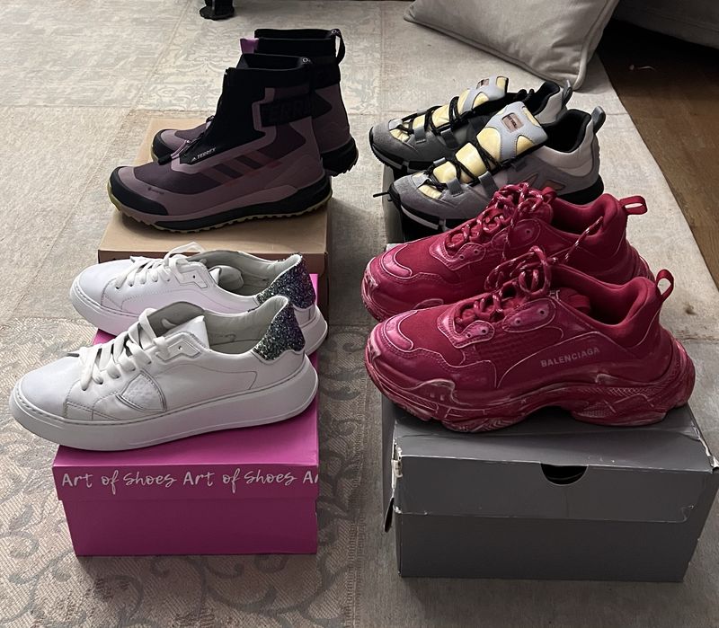 Кроссовки adidas baleciaga tripe S diesel cezare gaspari 39р-р, 6uk