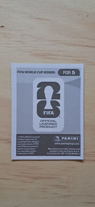 Cromo futebol de Joao Cancelo(Mundial 2026)da Panini
