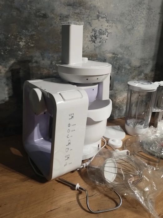 Robot kuchenny SILVERCREST 7w1, kompletny zestaw wszystkich akcesoriów