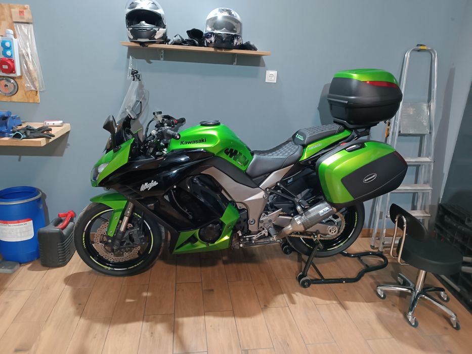 Kawasaki Z 1000 SX Kufry nawi GPS