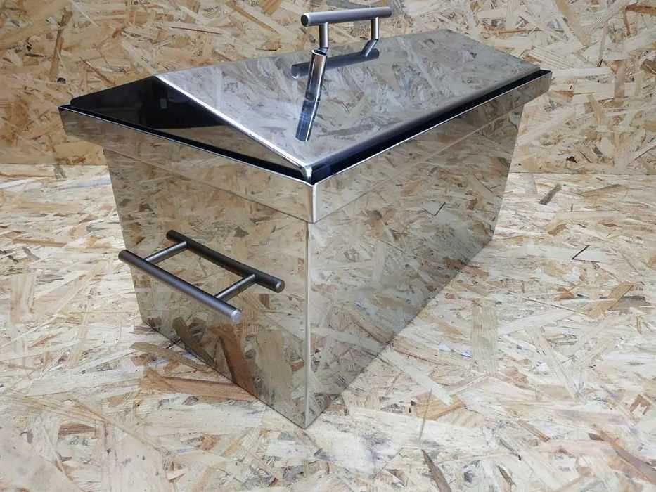 ‼️ Коптильня горячего копчения нержавейка. Коптилка из нержавейки.