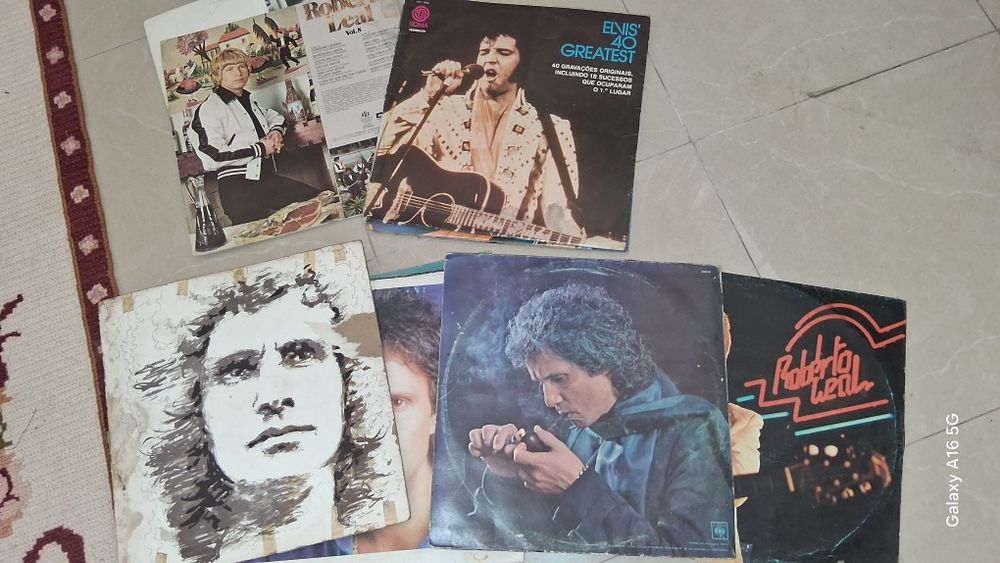 Vinil Roberto Carlos, Elvis Presley, Roberto Leal.