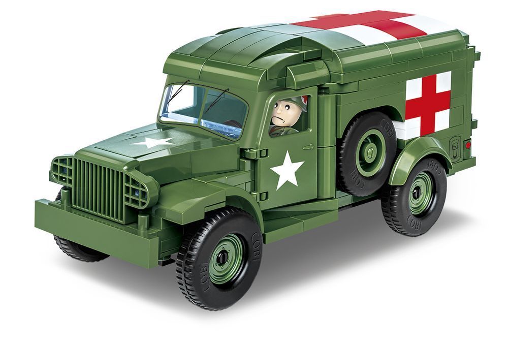 Klocki Cobi 2257 Samochód Ciężarowy Ambulance Wc54 Auto Pojazd Karetka