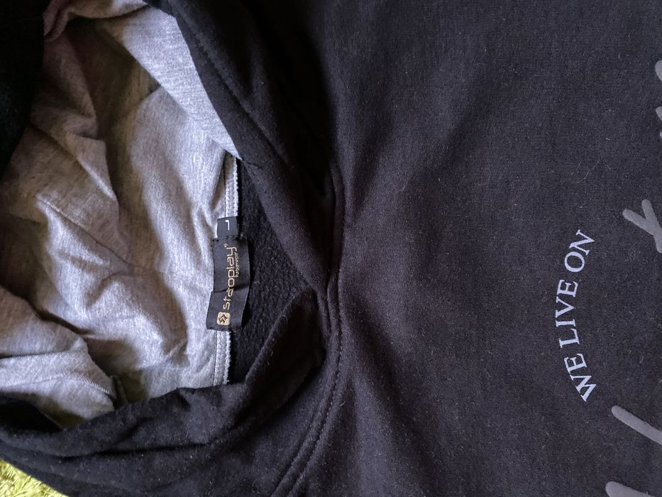 sweat preta manga comprida