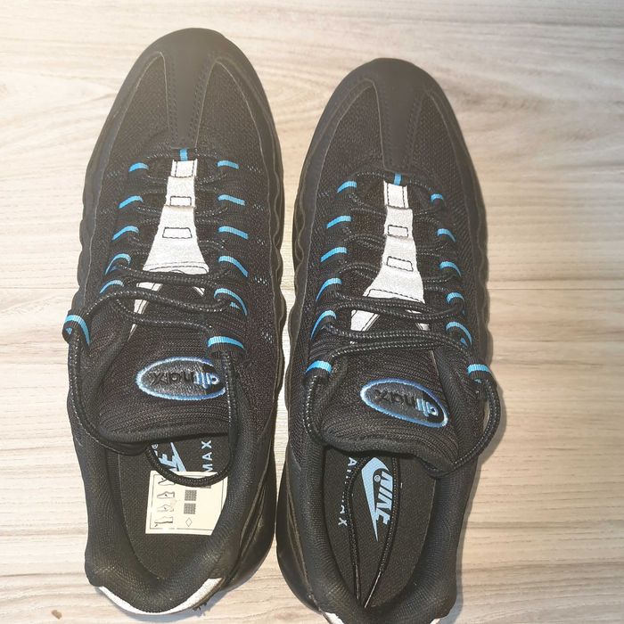 Nike air max 95 black/university blue, rozmiar 43.
