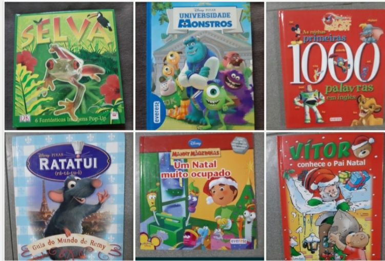 Livros infantis DISNEY