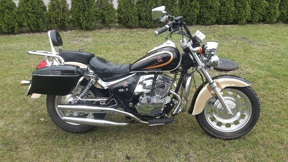 Motocykl chopper 125 na kat B mały przebieg Żukowo • OLX.pl